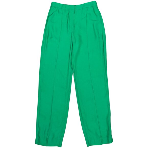 NWT Women's J. CREW High-Rise Crepe Trouser Kelly Green #BK631 | Size 8 - Picture 3 of 9